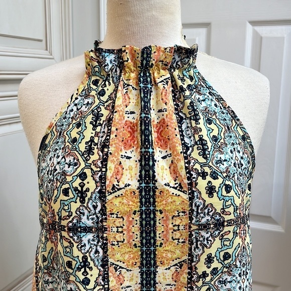 Meghan Los Angeles Ruffle Halter Neck Mini Dress - Picture 3 of 9